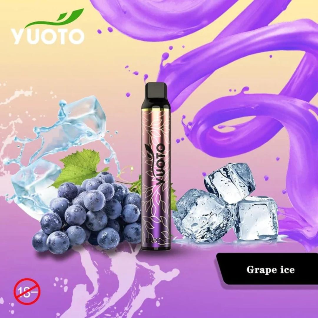 Yuoto 3000 puffs disposable Grape ice