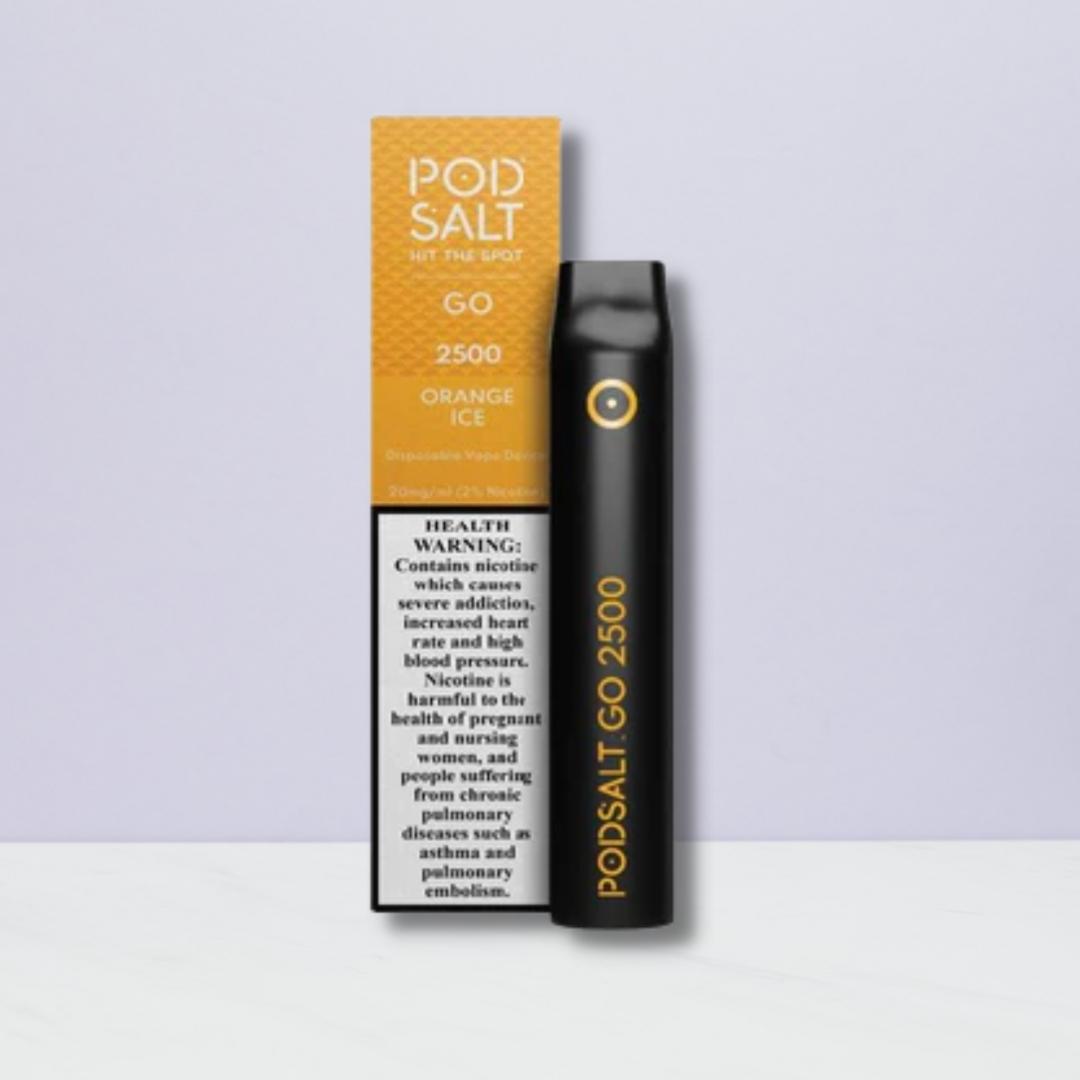 Pod Salt 2500 Puffs Disposable Orange Ice
