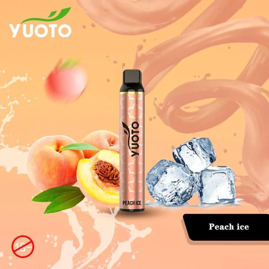 Yuoto 3000 puffs disposable Peach ice