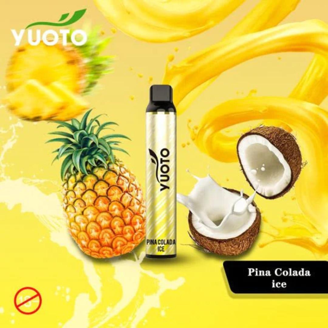 Yuoto 3000 puffs disposable Pina colada ice