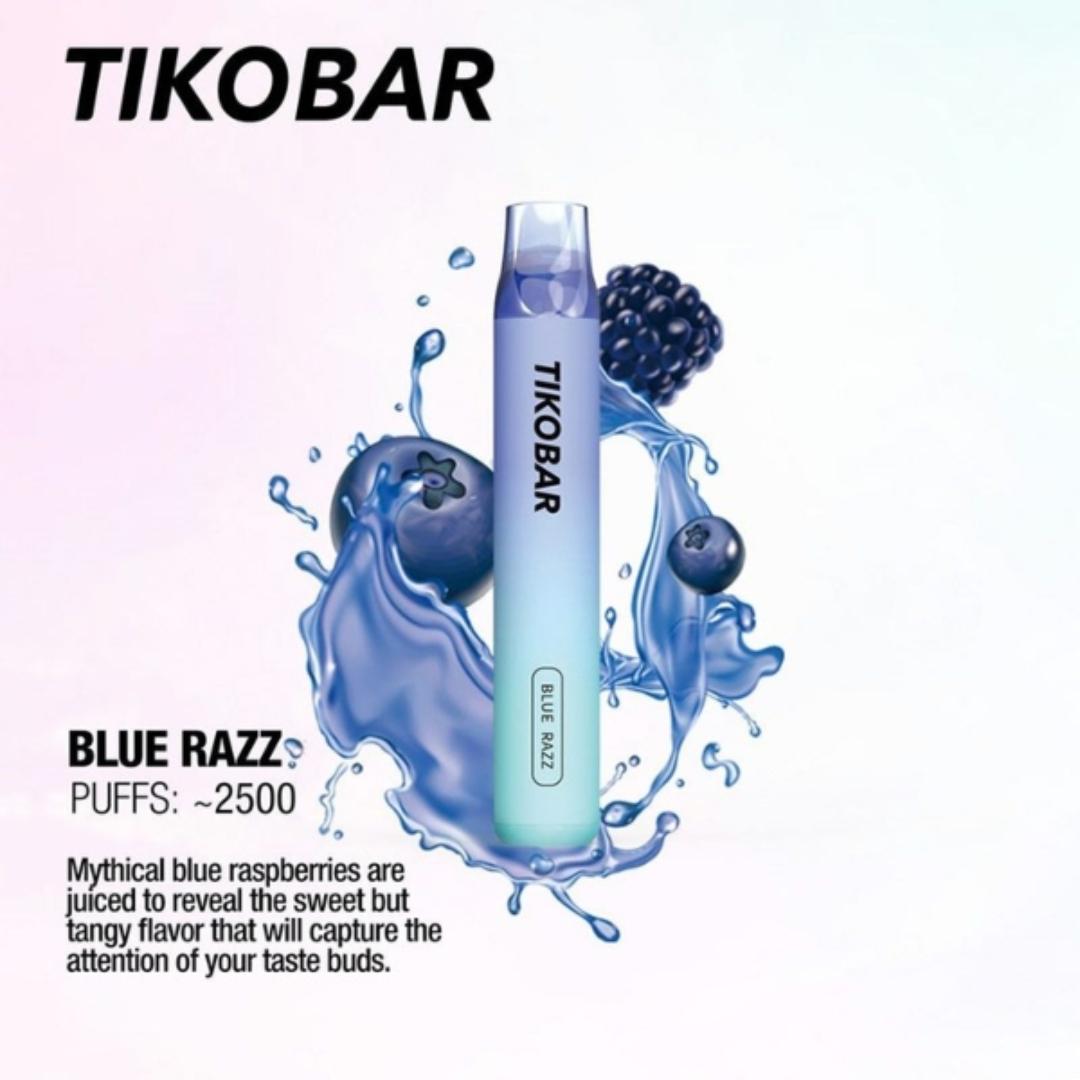 Tikobar disposable 2500 puffs - Blue Razz