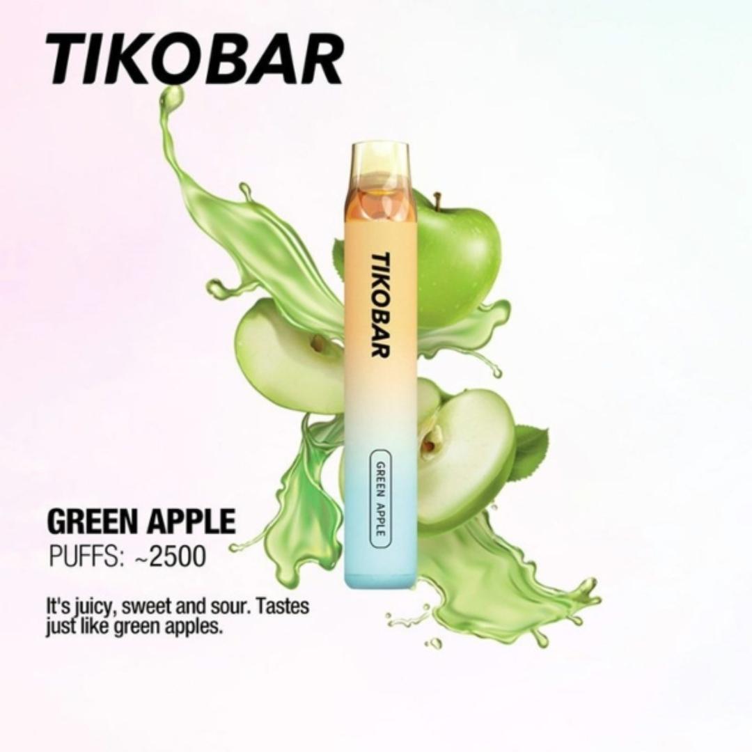Tikobar disposable 2500 puffs - Green Apple
