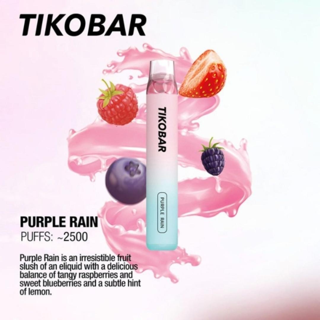 Tikobar disposable 2500 puffs - Purple Rain