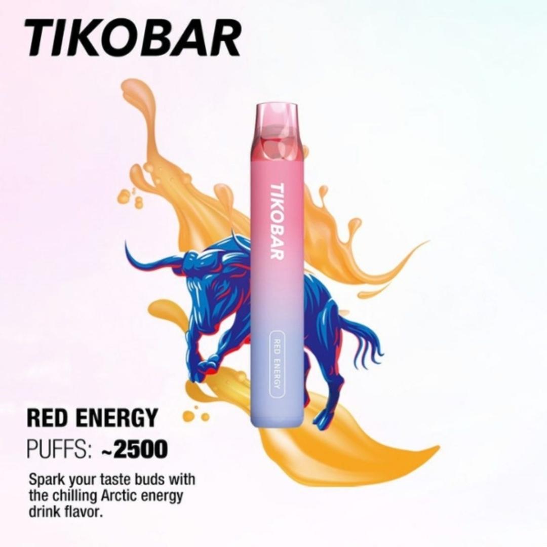 Tikobar disposable 2500 puffs - Red Energy