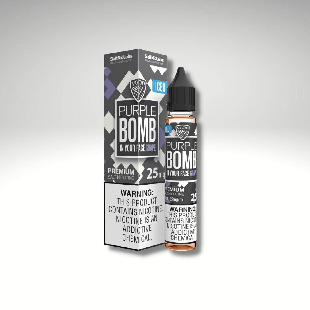 VGOD Salt-Nic Vape - ICED PURPLE BOMB